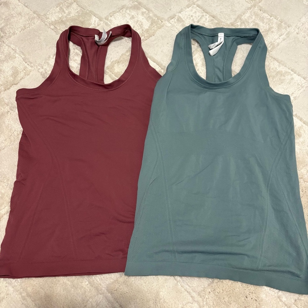 Athleta Momentum Seamless Tank Bundle Set S/M
